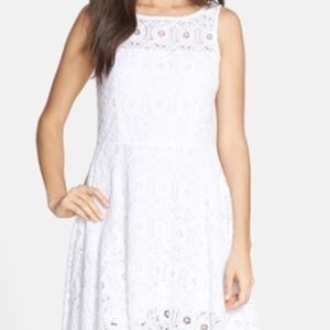 Renley Lace Fit & Flare Dress